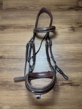 🐴 Equipe Full/Horse Bridle w/Patent Leather Accents. 🐴